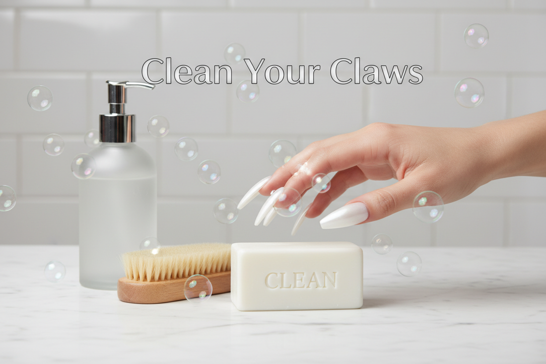 How to clean under long nails hygiene tips guide - TsukiNails
