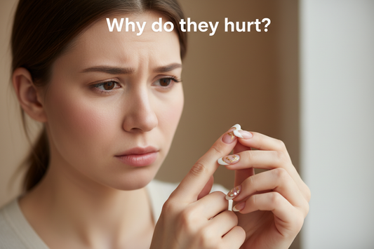 Reasons why press on nails feel tight or painful - TsukiNails