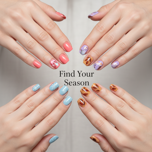 Seasonal color analysis guide for nail polish colors - TsukiNails