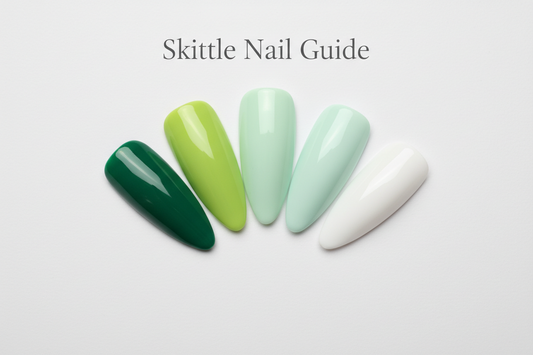 Skittle manicure trend guide how to mix nail colors - TsukiNails