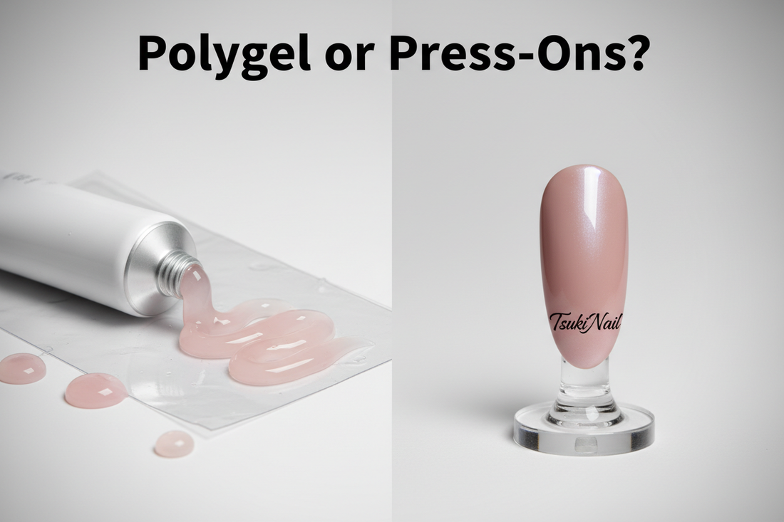 Polygel vs press on nails comparison guide for beginners - TsukiNails
