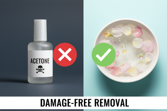 How to remove press on nails naturally without acetone guide - TsukiNails