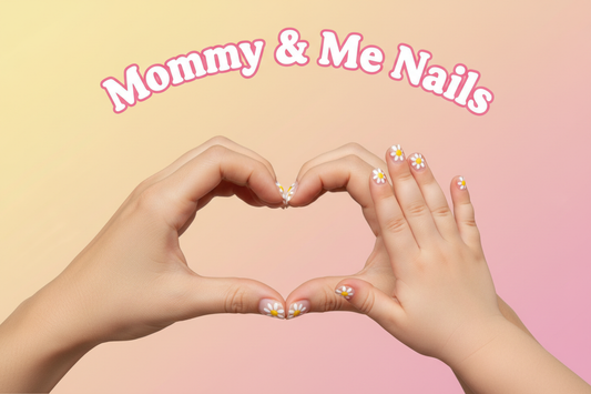 Kid safe adhesive tabs for applying press on nails - TsukiNails