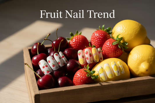 Spring fruit nail art trend guide cherry and strawberry - TsukiNails