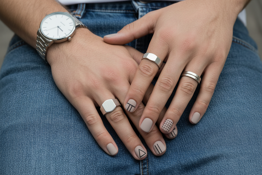 Mens press on nails guide for male manicure trends - TsukiNails