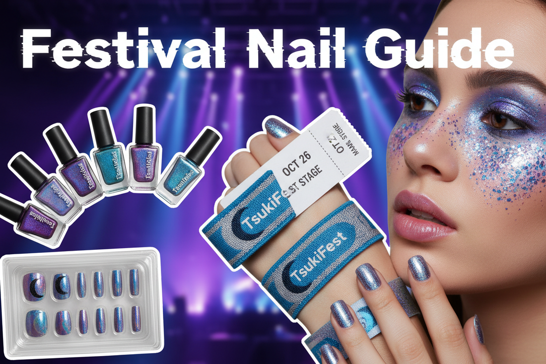 Best festival nail ideas glow in the dark and neon - TsukiNails