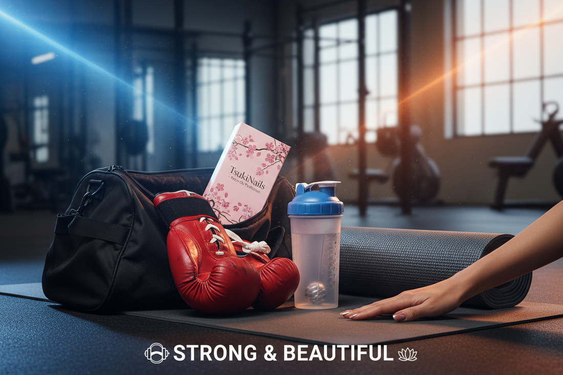 Working out with press on nails gym guide - TsukiNails