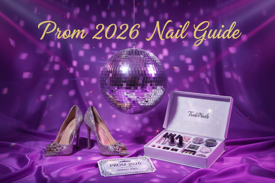 Best prom nail ideas 2026 matching dress color guide - TsukiNails