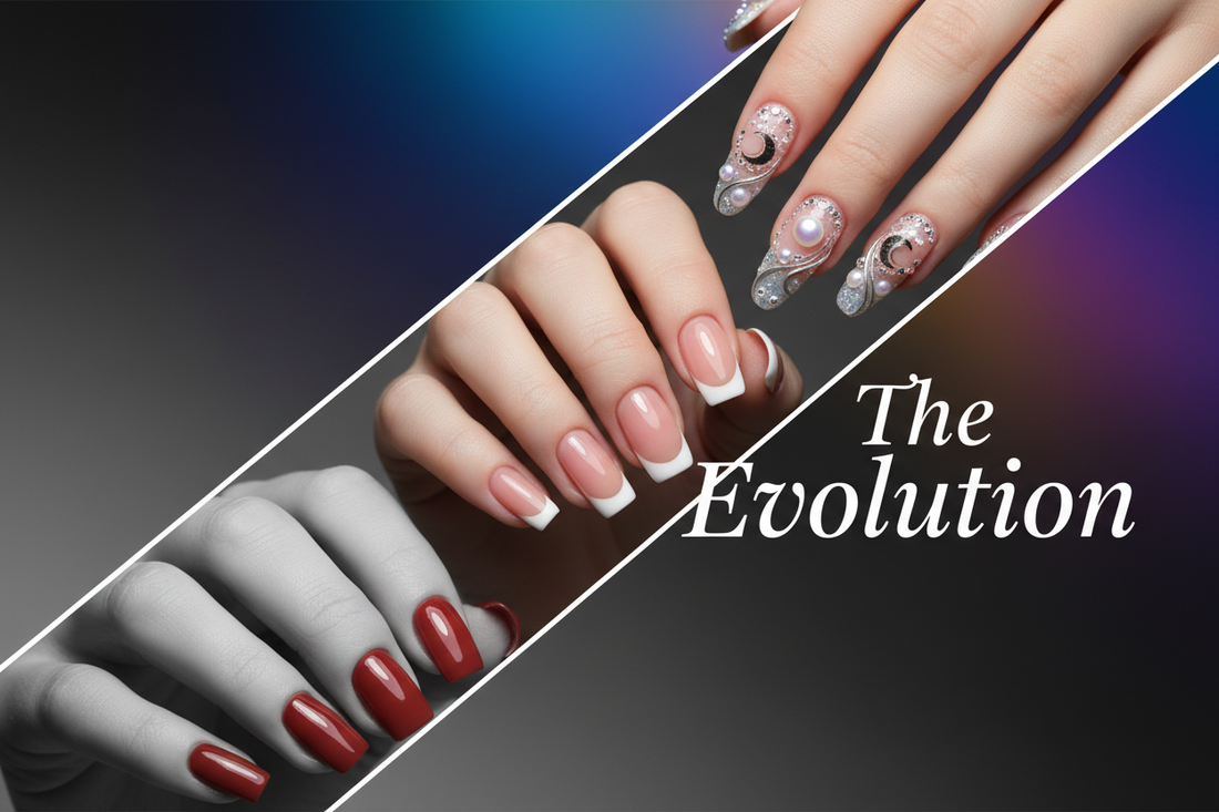 History of press on nails evolution from 1950s to 2026 - TsukiNails