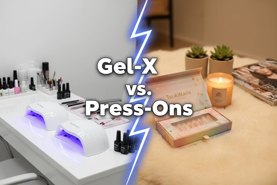 Gel x extensions vs handmade press on nails comparison guide - TsukiNails