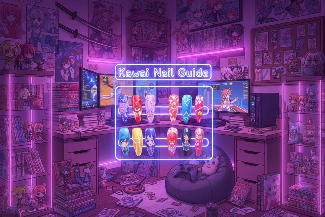 Japanese kawaii nail art guide anime aesthetic - TsukiNails