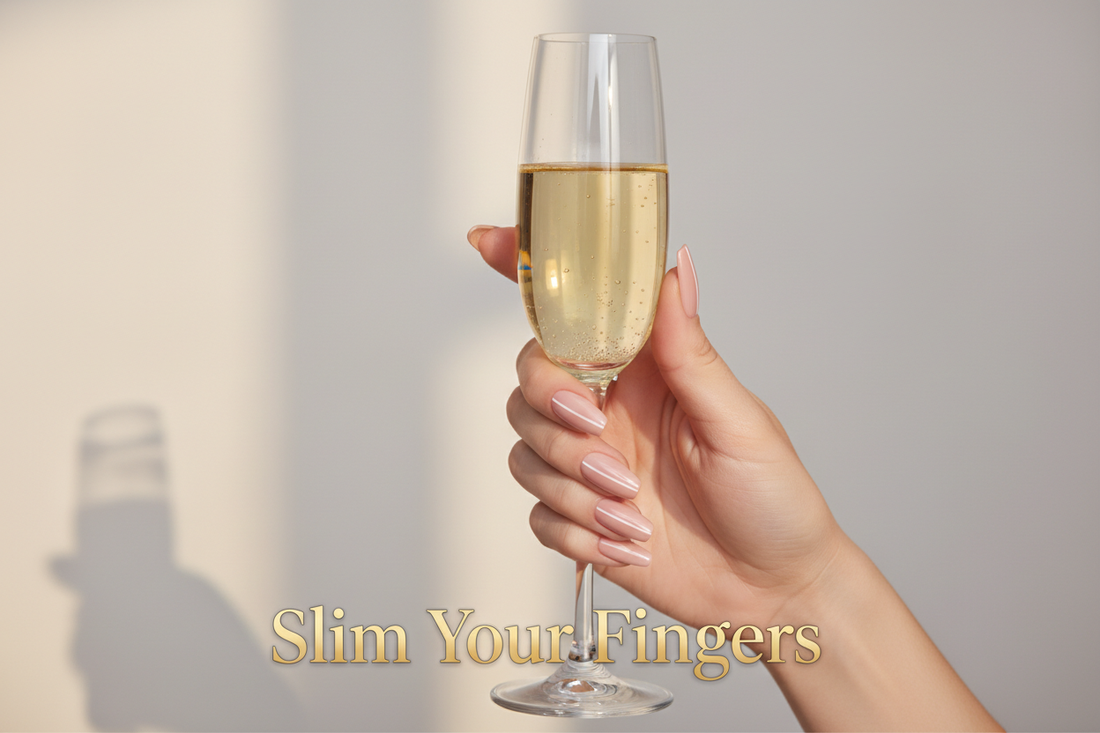 Dark burgundy almond press on nails for wide nail beds - TsukiNails