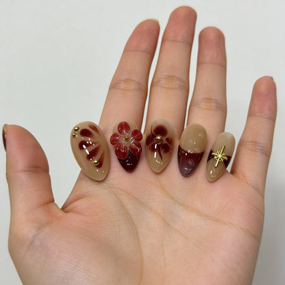 Blush Starlet Tsuki Nails