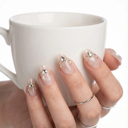 Starlight Glow Tsuki Nails