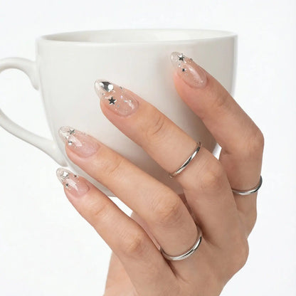 Starlight Glow Tsuki Nails