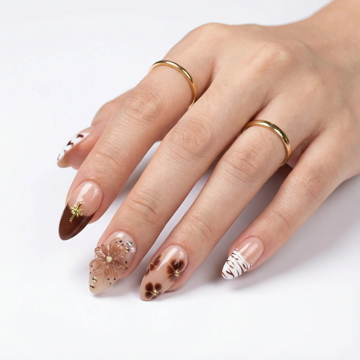 Mocha Mirage Tsuki Nails
