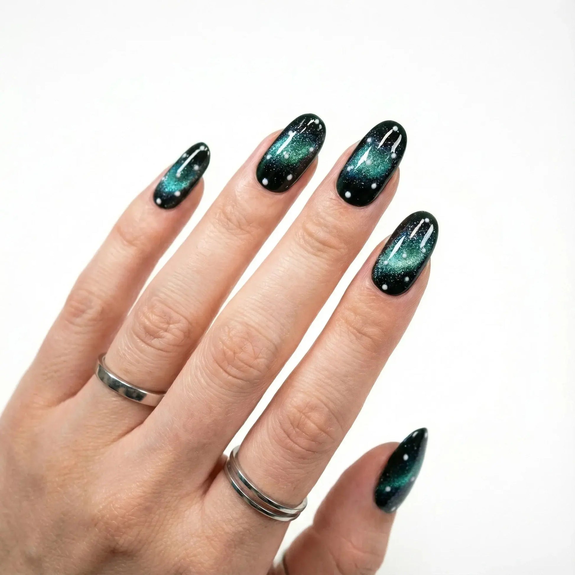 Stellar Night Tsuki Nails