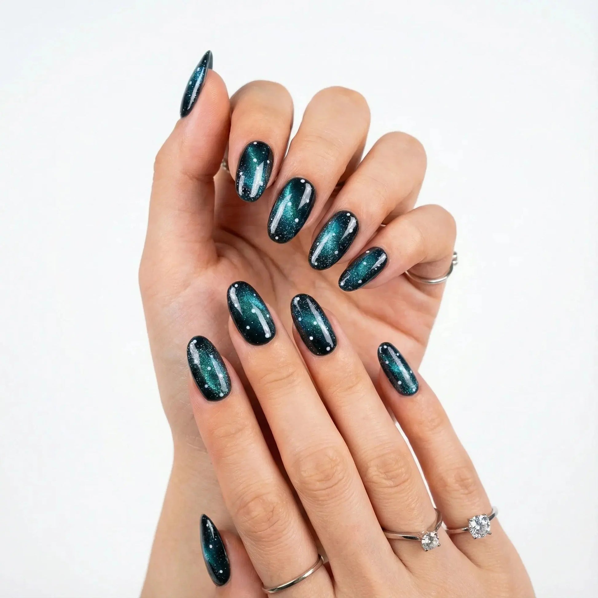 Stellar Night Tsuki Nails