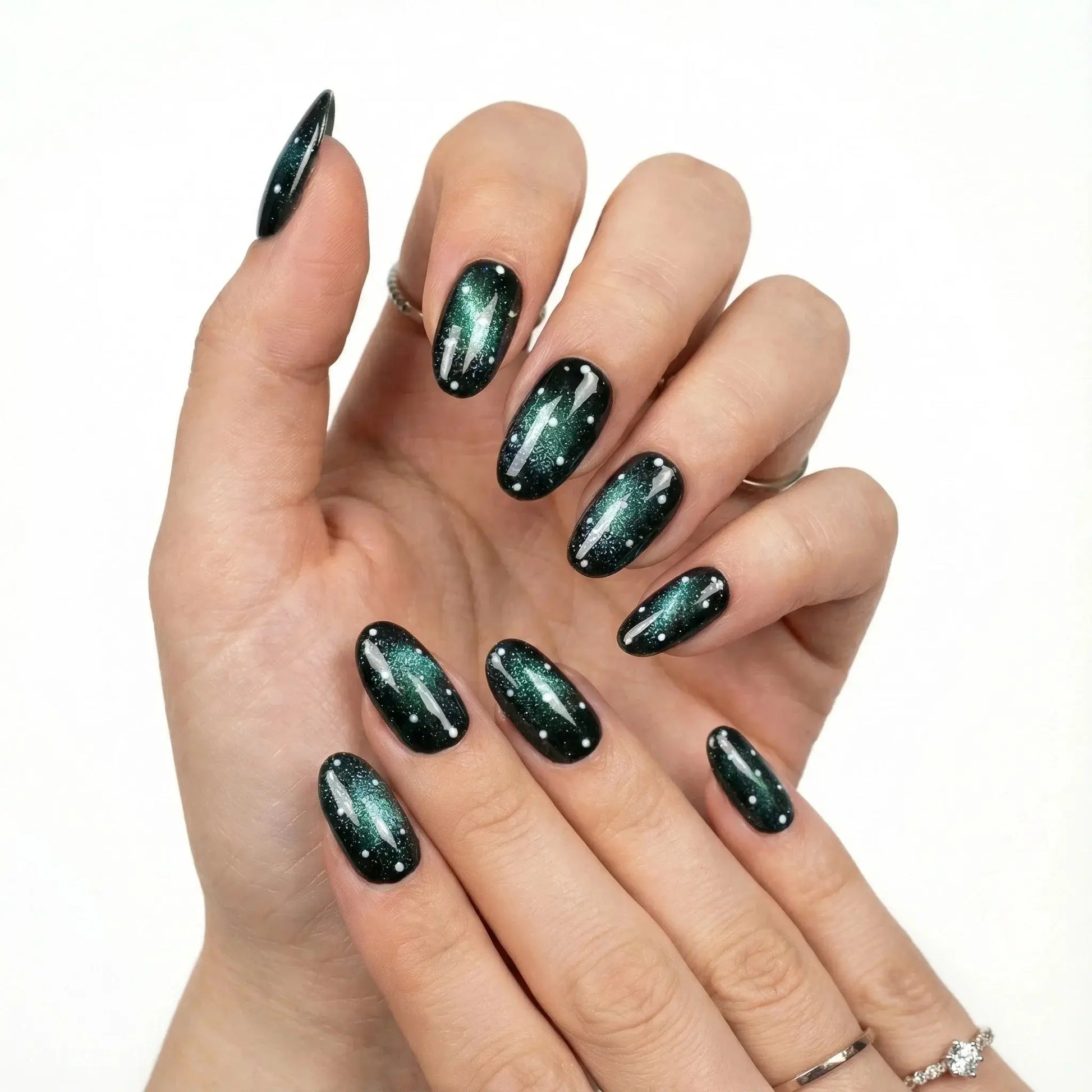 Stellar Night Tsuki Nails